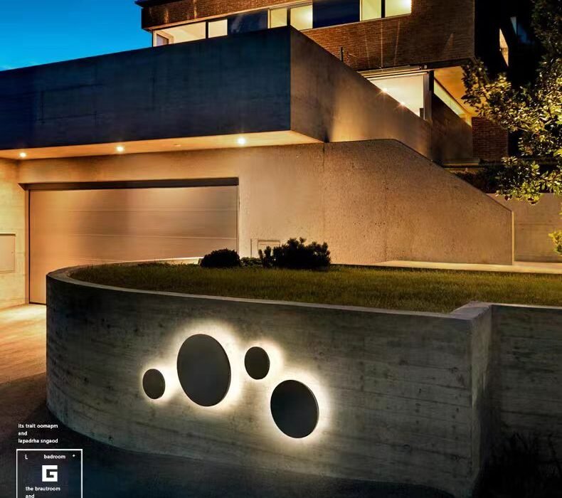 how to design outdoor lighting for house