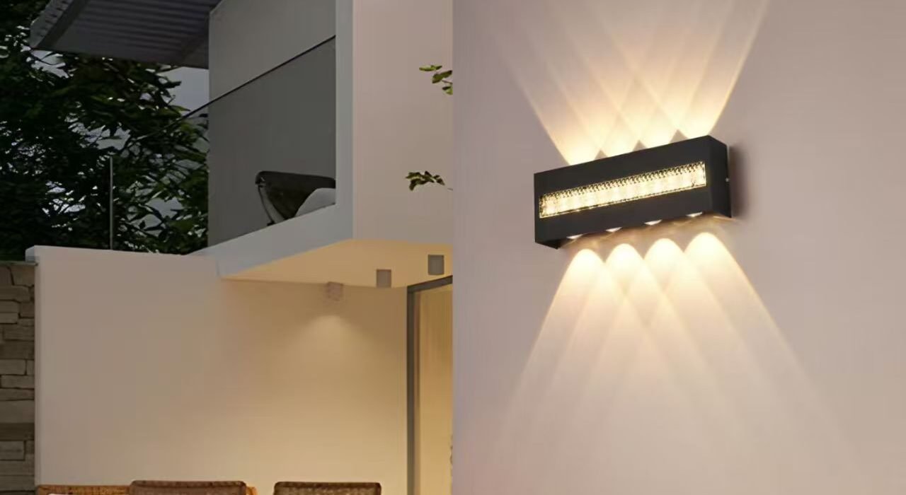 modern outdoor wall lights facade lighting