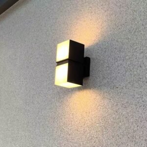 unique outdoor wall light design for villa exterior