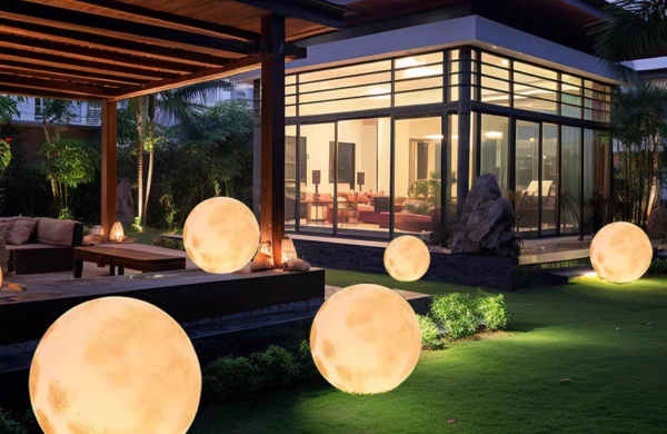 bollard lights spacing for garden pathway lighting