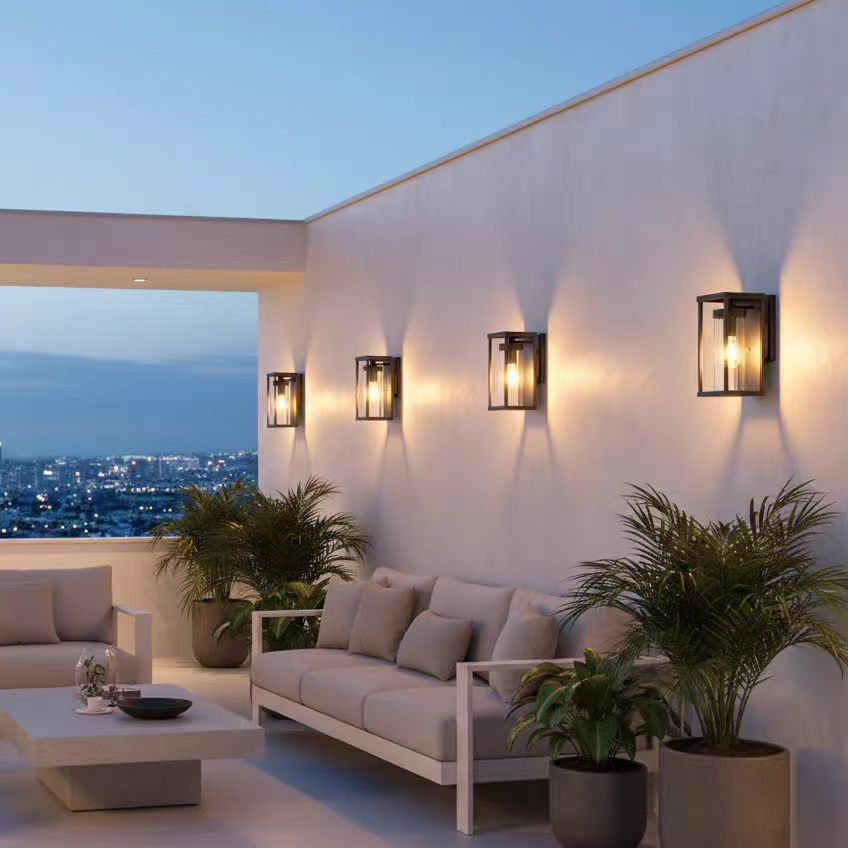 LED outdoor wall lights building facade