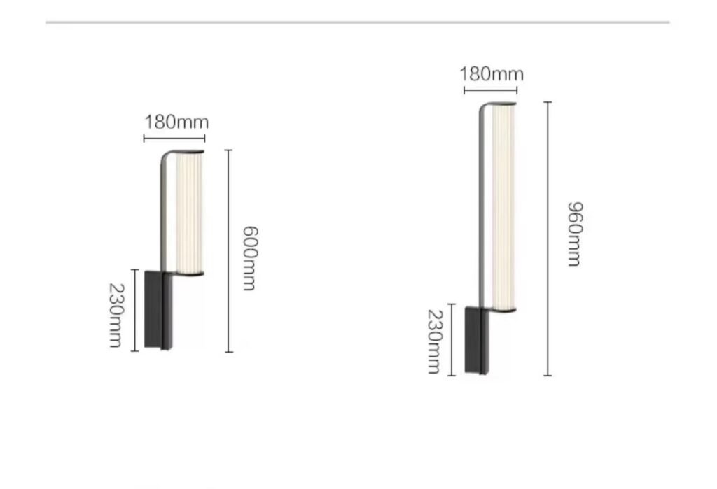 outdoor wall light IP65 modern facade lighting