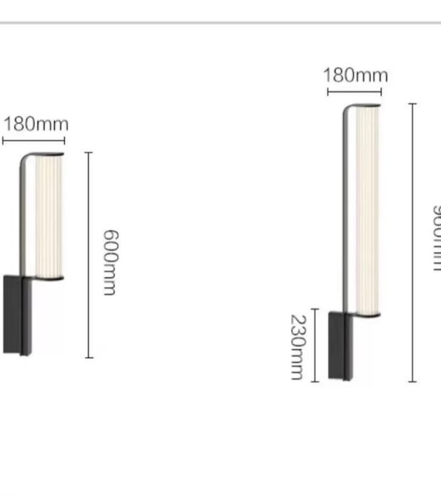 outdoor wall light IP65 modern facade lighting