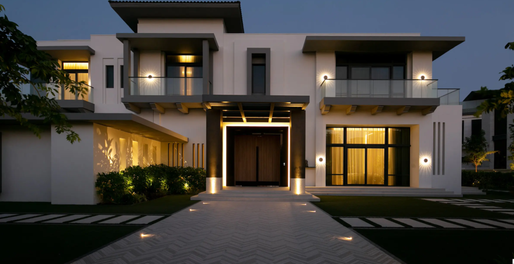 how to install outdoor lighting garden layout