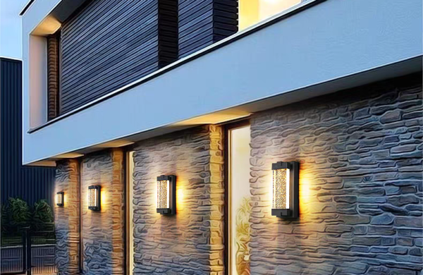 Crystal Outdoor Wall Lights