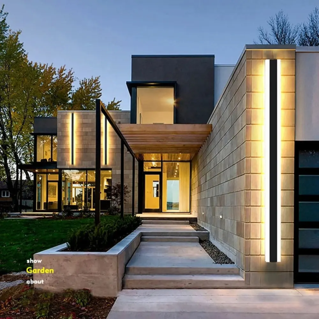outdoor wall lights commercial project