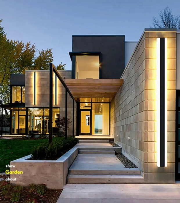 Modern Outdoor Wall Lights for Villas
