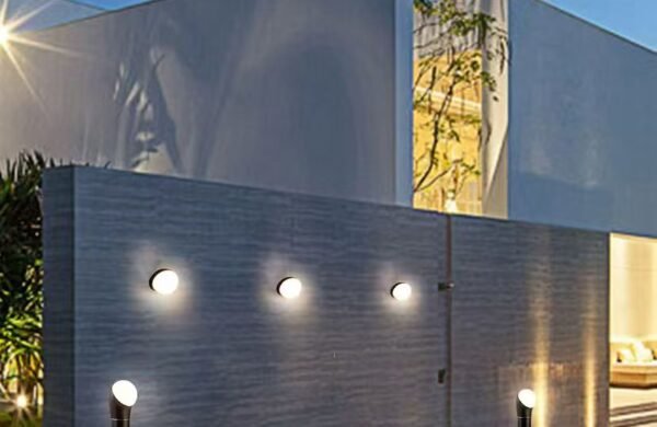 Commercial Outdoor Lighting for Luxury Villas on a high-end facade