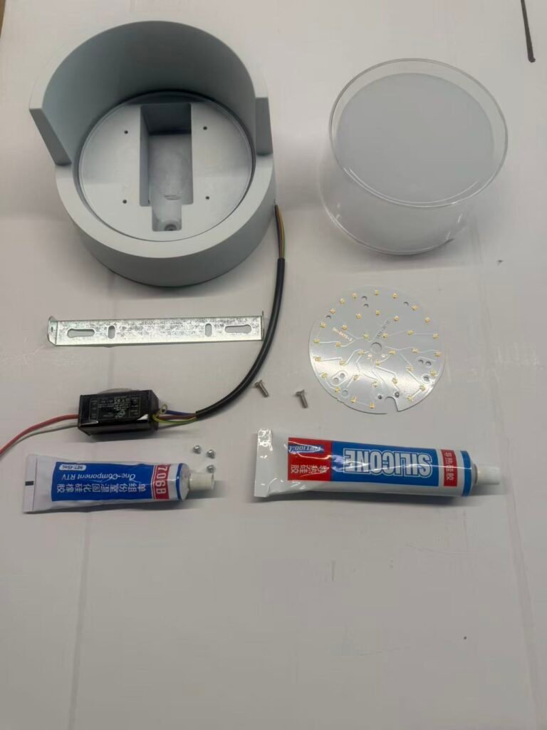IP65 silicone gasket sealing structure in outdoor wall sconces