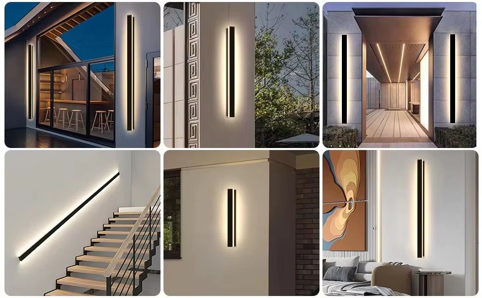 Modern Crystal Linear Wall Light DF8332 Nordic Design