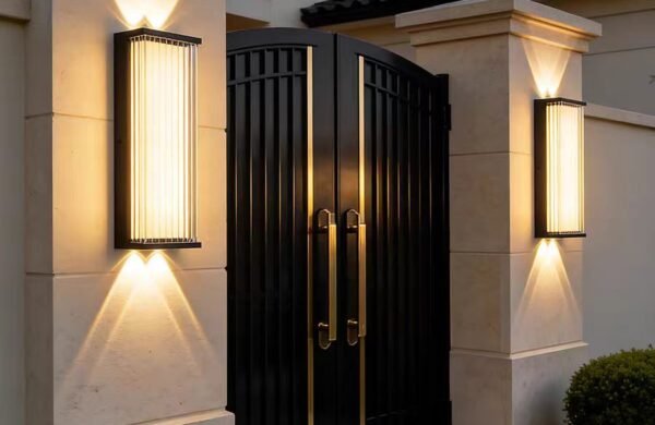 outdoor lighting for modern villa projects with high-end architectural design
