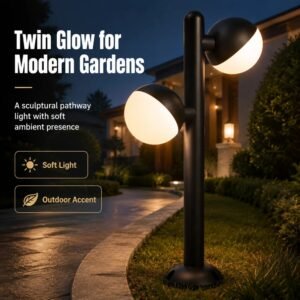 24W LED Dual-Head Bollard Light DF2816