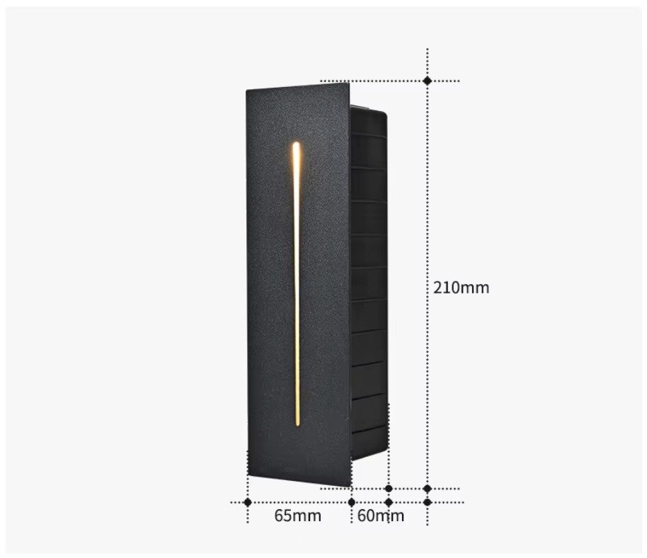 DF8123 Recessed LED Step Light Aluminum Waterproof IP65