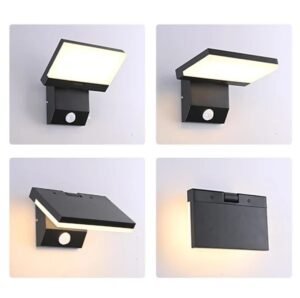 Foldable LED Outdoor Wall Light DF8951 with motion sensor