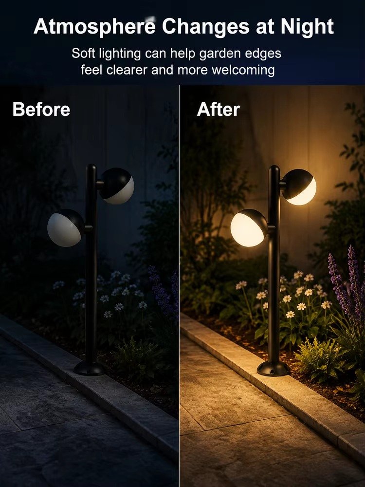 24W LED Dual-Head Bollard Light DF2816