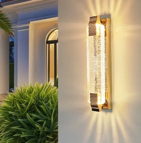 outdoor lighting for modern villa