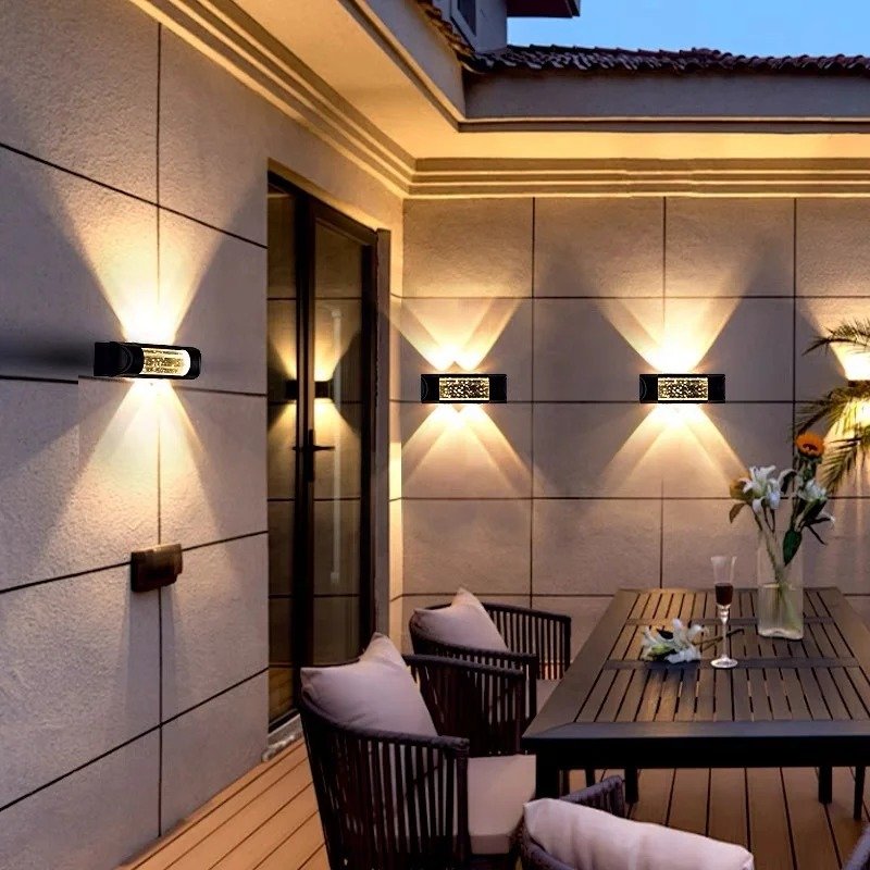 outdoor lighting for modern villa