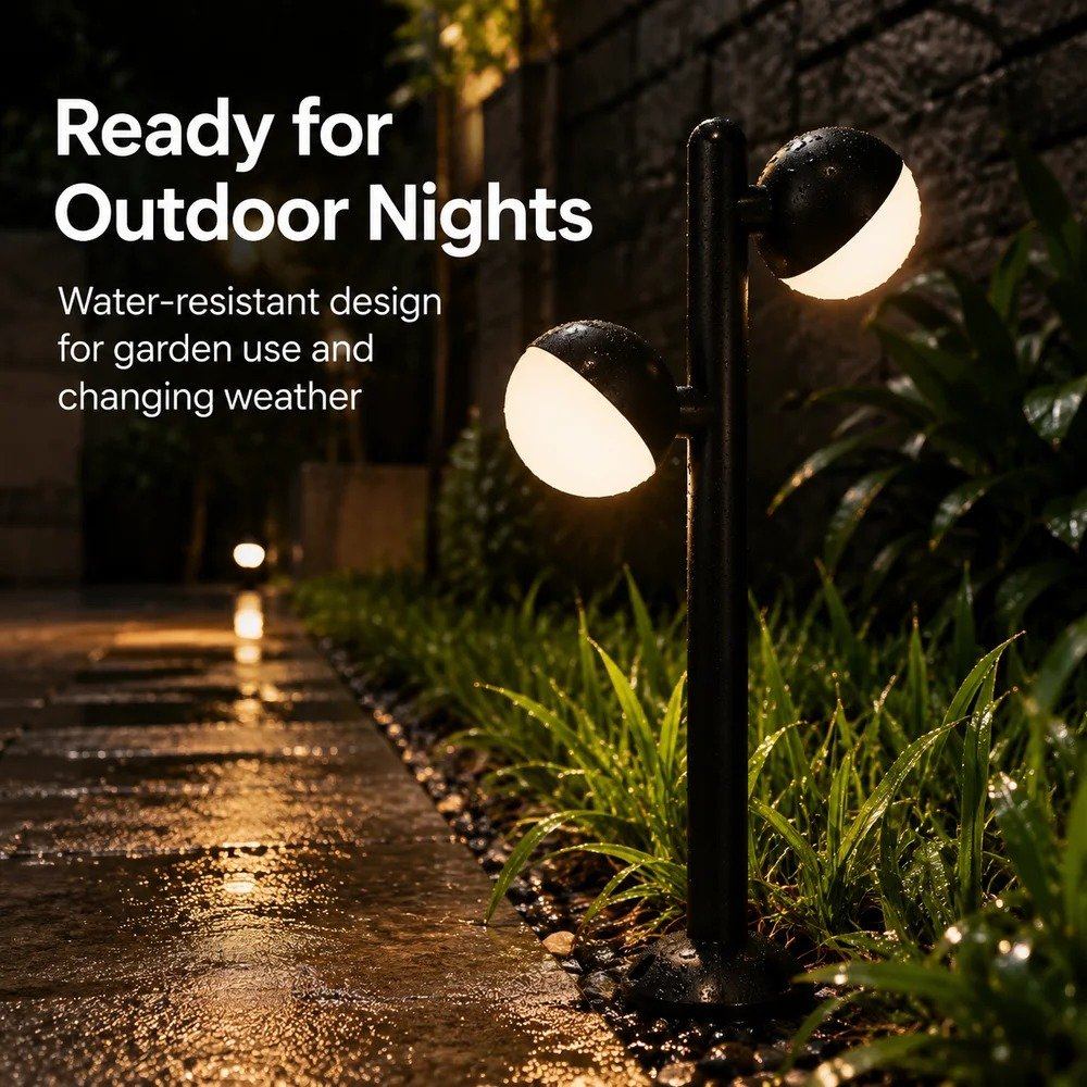 24W LED Dual-Head Bollard Light DF2816
