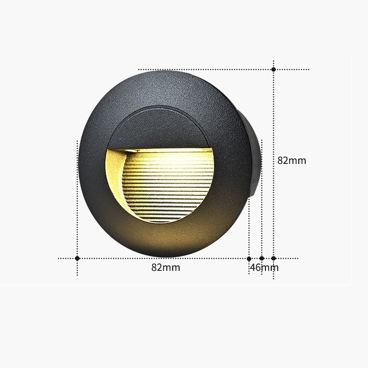 Round Recessed Step Light DF8085