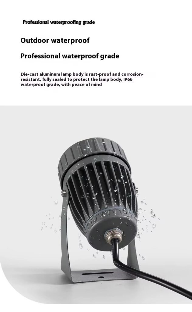 Waterproof IP65 outdoor wall light installation