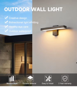 Adjustable LED Outdoor Wall Light DF8670 Die-cast Aluminum