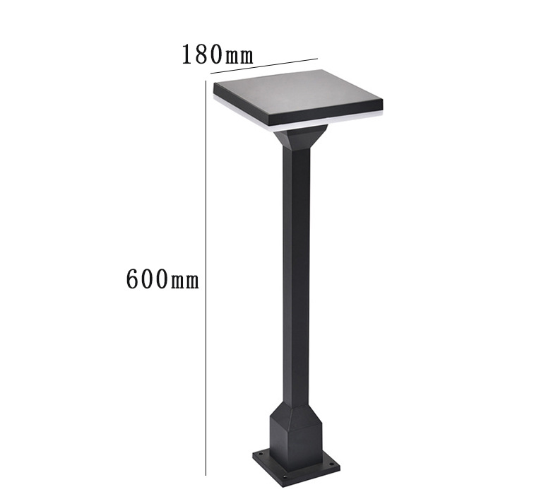 12W LED Bollard Light DF608 150x600mm