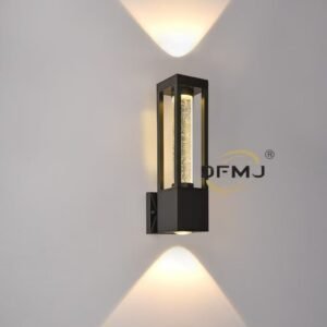 Modern LED Outdoor Wall Light DF6001 with bubble crystal glass