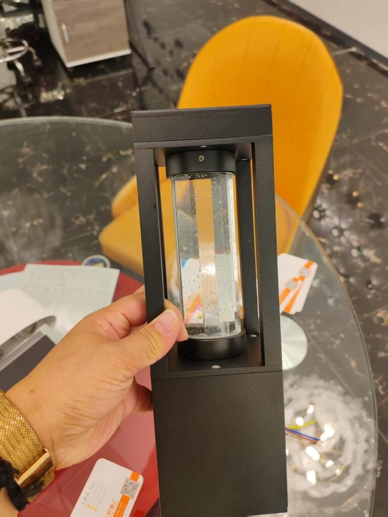 Modern LED Outdoor Wall Light DF6001 with bubble crystal glass
