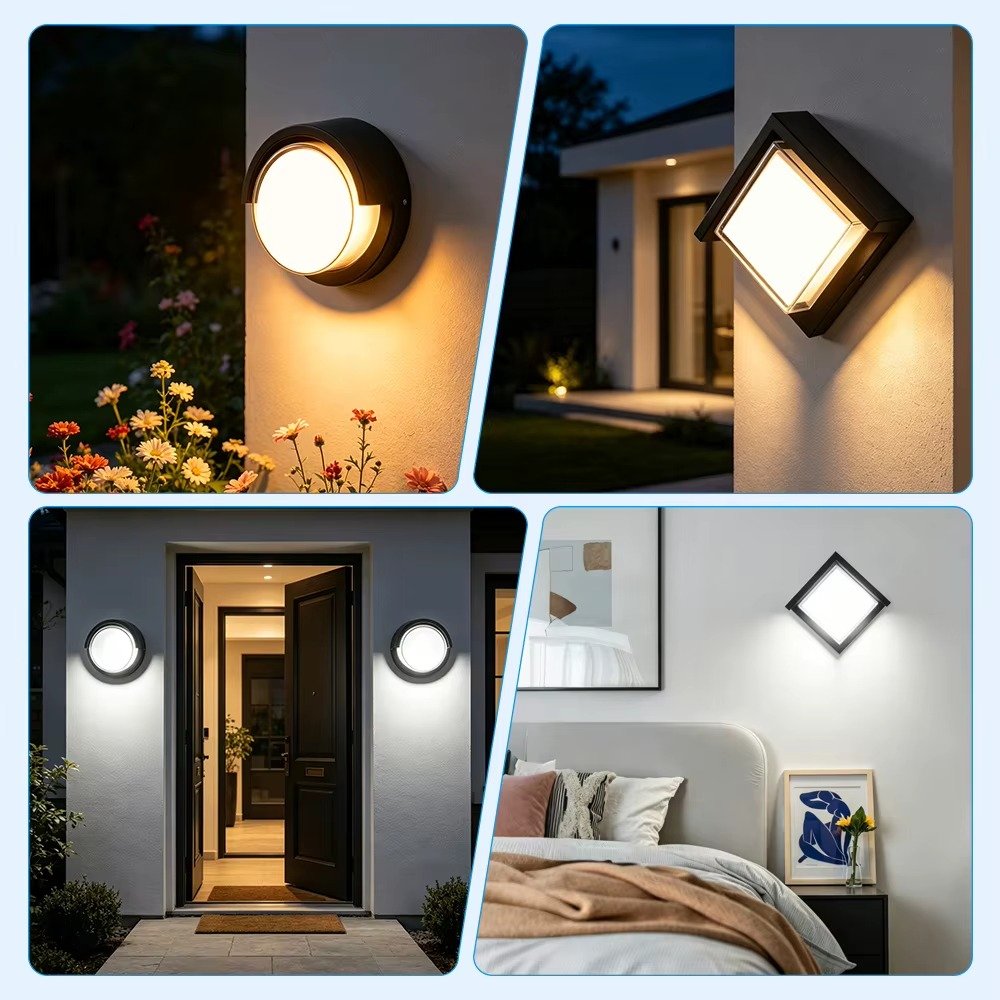 3000K warm white outdoor lighting for villa