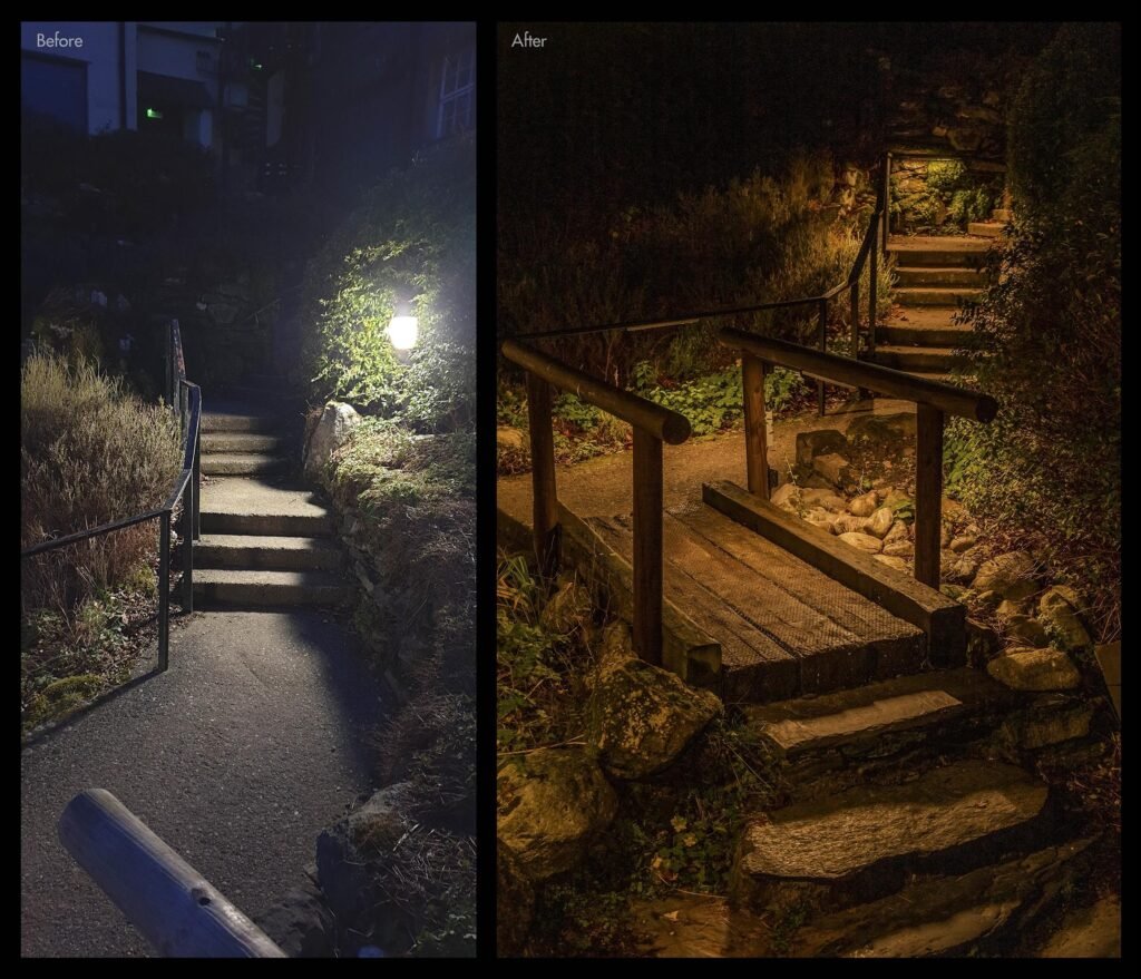 how to reduce glare in outdoor lighting