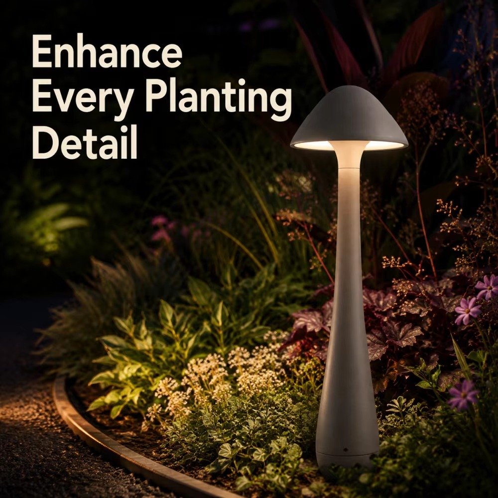 IP65 LED Mushroom Bollard Light DF2825 for municipal pathways