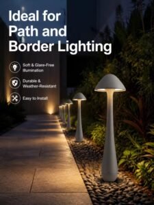 IP65 LED Mushroom Bollard Light DF2825 for municipal pathways