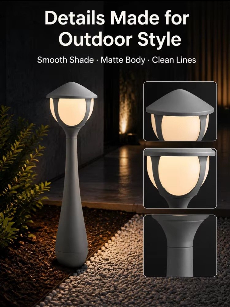 IP66 Modern LED Lantern Bollard Light DF2827 for cafe outdoor area