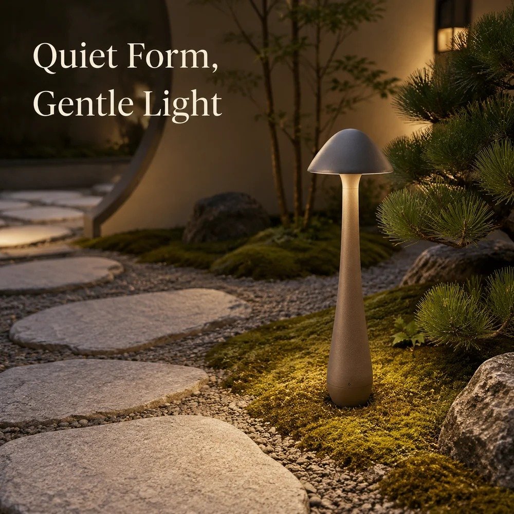 IP65 LED Mushroom Bollard Light DF2825 for municipal pathways