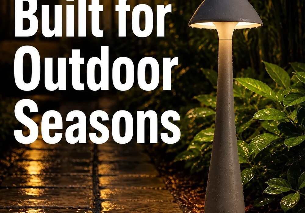IP65 LED Mushroom Bollard Light DF2825 for municipal pathways