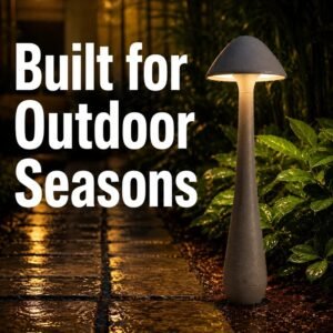 IP65 LED Mushroom Bollard Light DF2825 for municipal pathways