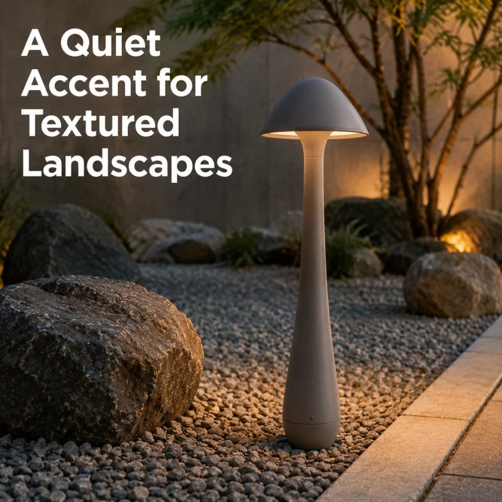 IP65 LED Mushroom Bollard Light DF2825 for municipal pathways