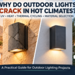 outdoor lights crack in hot climates