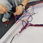 outdoor lights flicker caused by LED driver and electrical problems